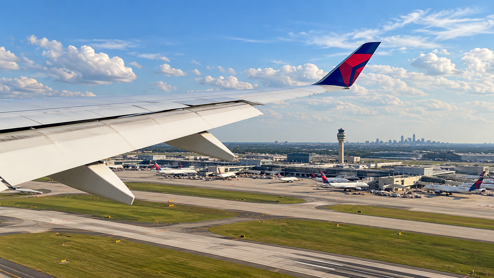 Abflug mit Delta vom Flughafen Atlanta